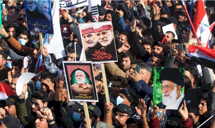 Iraqis Mark Annivesary of Top Iranian General’s Assassination 