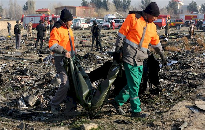 İran'ın düşürdüğü Ukrayna yolcu uçağında ölenlerden 127'si şehit sayıldı