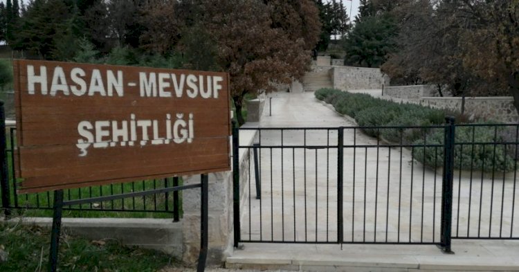 Şehitlikte çevre düzenlemesi çalışmaları bitti