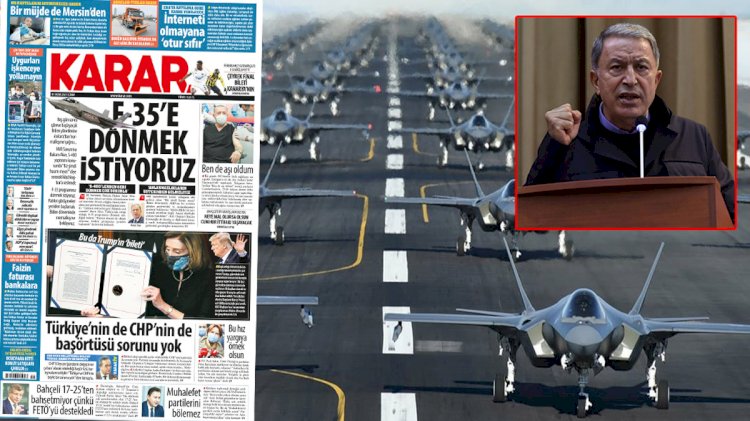 F-35'e dönmek istiyoruz