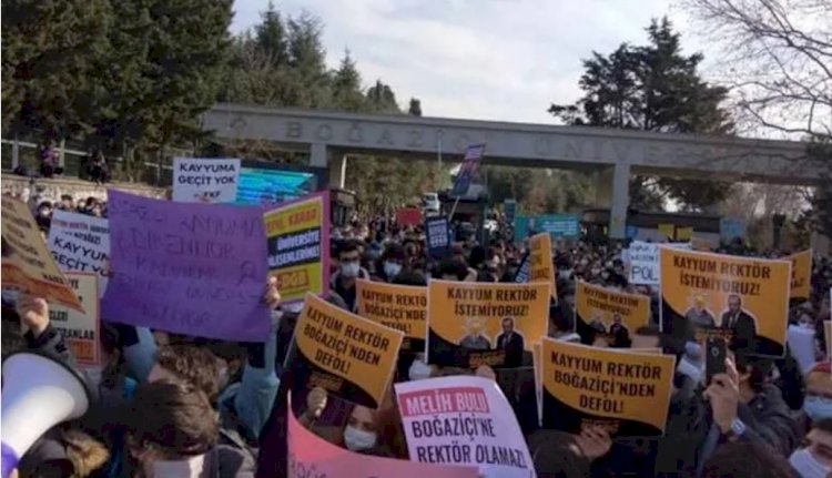 Boğaziçi öğrenci ve hocalarına uluslararası destek