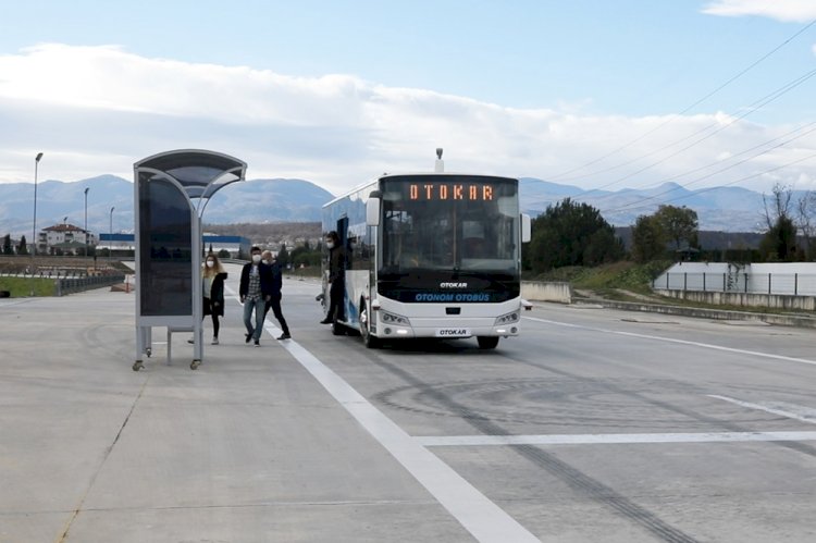 Türkiye’nin sürücüsüz otobüsü  testleri başarıyla geçti 