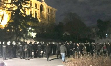 Boğaziçi Üniversitesi Güney Kampüs'e polis girdi, öğrencilere müdahale etti