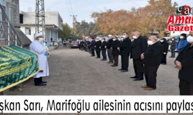 Başkan Sarı, Marifoğlu ailesinin acısını paylaştı
