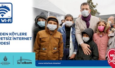 İBB’DEN KÖYLERE ÜCRETSİZ İNTERNET HİZMETİ