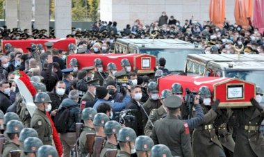 Gara şehitleri, Ankara'da son yolculuğuna uğurlandı