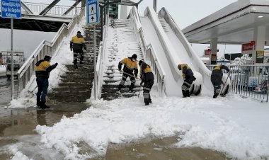 KAR KALINĞI 30 CM’E KADAR ÇIKTI