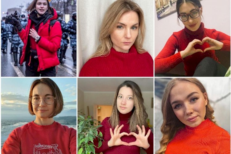 Rus kadınların sosyal medyada kırmızı giymesinin şaşırtıcı nedeni