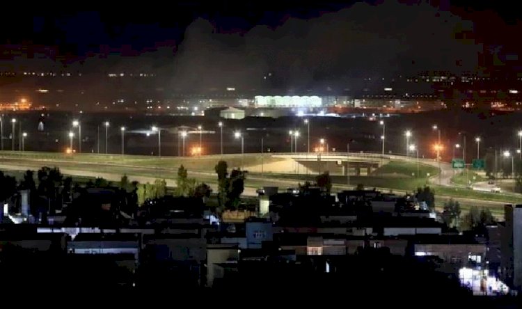Erbil'de ABD üssünün olduğu bölgeye füzeli saldırı