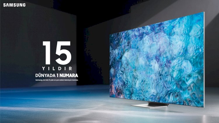 Samsung’un 15 yıldır dünyada 1 numaralı TV üreticisi olduğu açıklandı 