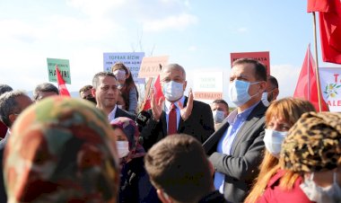 Başkan Tarhan Portakal Bahçesine Sanayi Kurulmasına Karşı Çıktı
