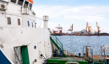 350 ton askeri teçhizat taşıyan ABD gemisi Ukrayna'ya vardı