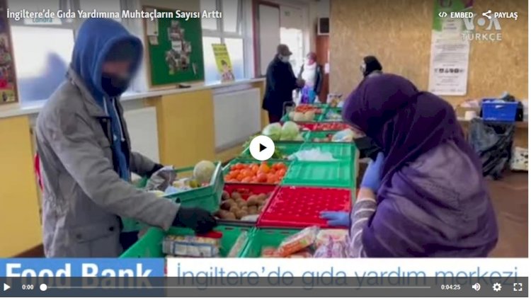 İngiltere’de Gıda Yardımına Muhtaçların Sayısı Arttı