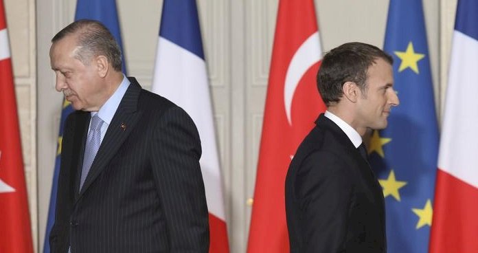 Erdoğan'dan Macron'a diyalog ve işbirliği teklifi