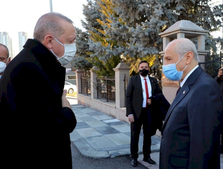 Recep Tayyip Erdoğan’dan Devlet Bahçeli’ye ziyaret