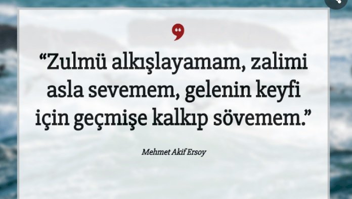 Zulmü Alkışlayamam Şiiri | Mehmet Akif Ersoy