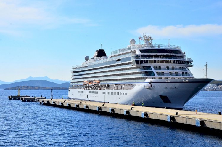 Bodrum Cruise Port, Viking Sea gemisini ağırladı