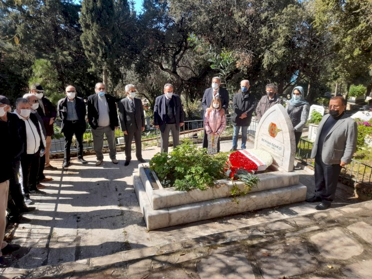 Beyhan Cenkçi, ölümünün 28. yılında Antalya'nın Kaş ilçesindeki mezarı başında anıldı. 