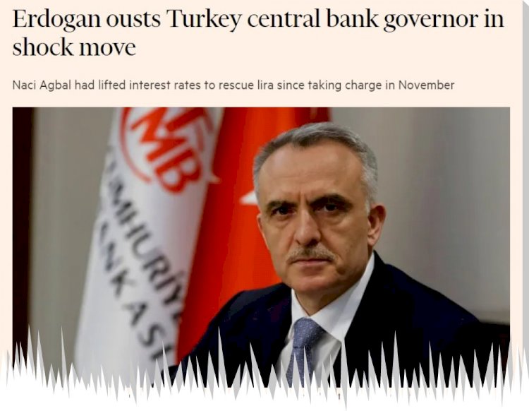 Financial Times’dan Naci Ağbal yorumu. Bu şok adım sarsacak
