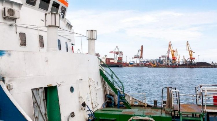 350 ton askeri teçhizat taşıyan ABD gemisi Ukrayna'ya vardı