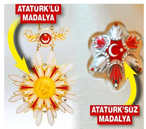 Araplar rahatsız olduğu için Atatürk madalyalardan çıkarılmış.