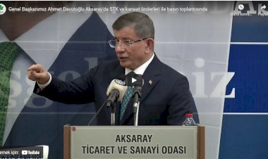Davutoğlu: Bahçeli, AYM mesajıyla Erdoğan'ı zora sokuyor