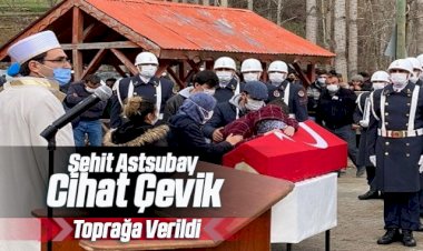 Şehit Astsubay Çavuş Cihat Çevik Karaman'da Toprağa Verildi