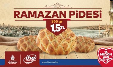 İBB PİDESİNDE GRAMAJ AYNI FİYAT 1,5 LİRA