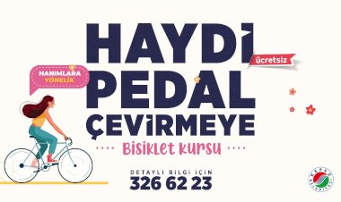 Haydi hanımlar pedal çevirmeye