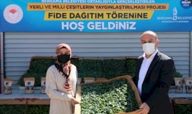 Ata tohumları Bergama’da toprakla buluşuyor