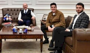 Soylu'yla Özer'in fotoğrafındaki üçüncü kişi Soylu'nun yeğeni çıktı...