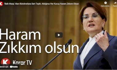 Akşener'den 'ballı maaş' alan bürokratlara sert tepki
