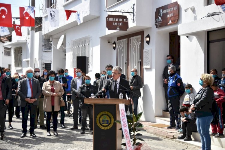 EDREMİT SABAHATTİN ALİ’YE SAHİP ÇIKTI