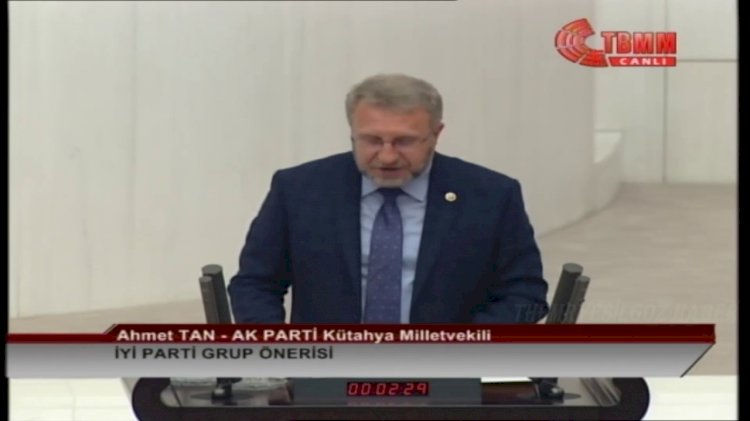 Ahmet TAN 27. Dönem Kütahya Milletvekili