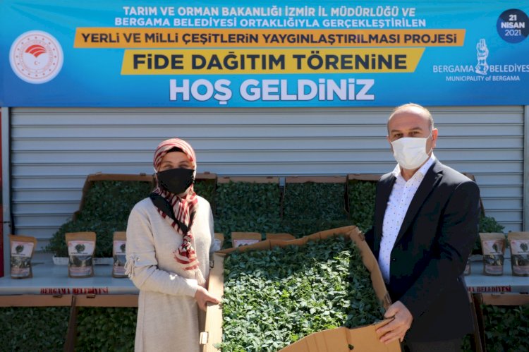 Ata tohumları Bergama’da toprakla buluşuyor