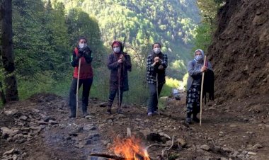 İkizdere’de iş makineleri "kapanma" dinlemedi