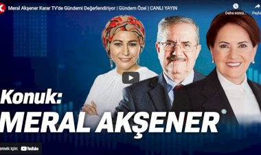 Meral Akşener: Ucube sistemin önünde tıkaç olmayacağım