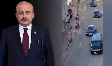 Yurttaştan, TBMM Başkanı Şentop’un konvoyuna tepki! “Bre… Bu ne be!”