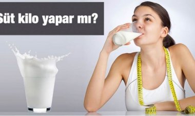Bayram kilolarına süt içerek veda edin