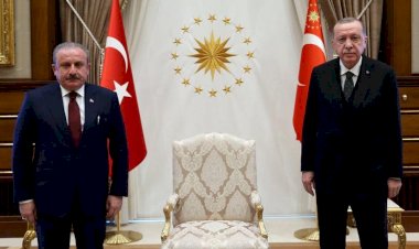 Cumhurbaşkanı Erdoğan, TBMM Başkanı Şentop ile görüştü