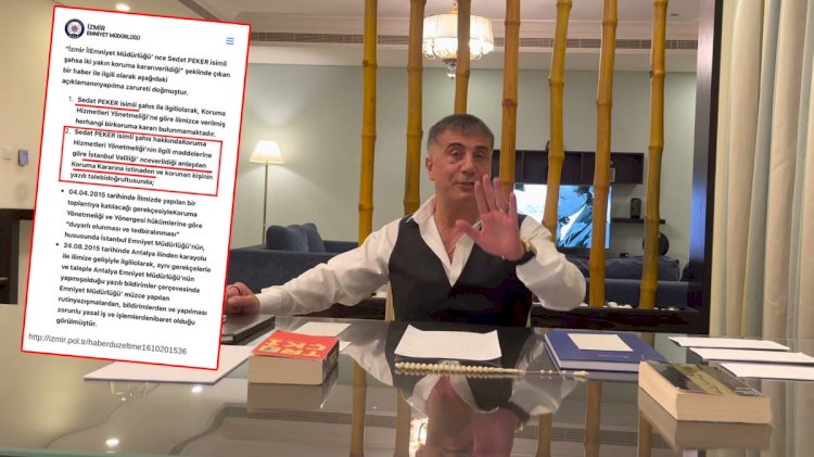 CHP'li Başarır paylaştı: Sedat Peker'e verilen korumanın belgesi ortaya çıktı
