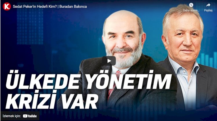 Mehmet Ocaktan: Ülkede yönetim krizi var
