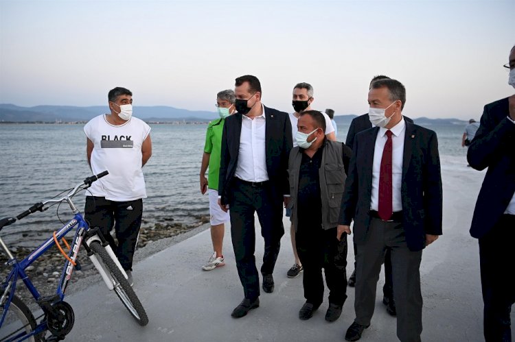 Altınkum Sahili’nde çalışmalarda sona gelindi