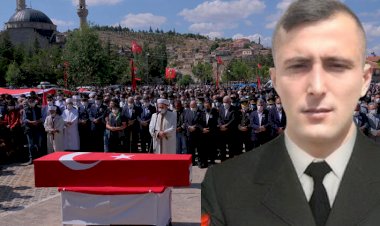 Şehit Uzman Çavuş Şahin Sarılmaz, son yolculuğuna uğurlandı