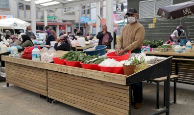 Gölbaşı’nın yerel üreticileri pazardan memnun…