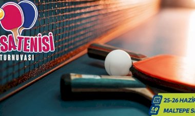 MASA TENİSİ TUTKUNLARI MALTEPE SPOR TESİSİ’NDE YARIŞACAK