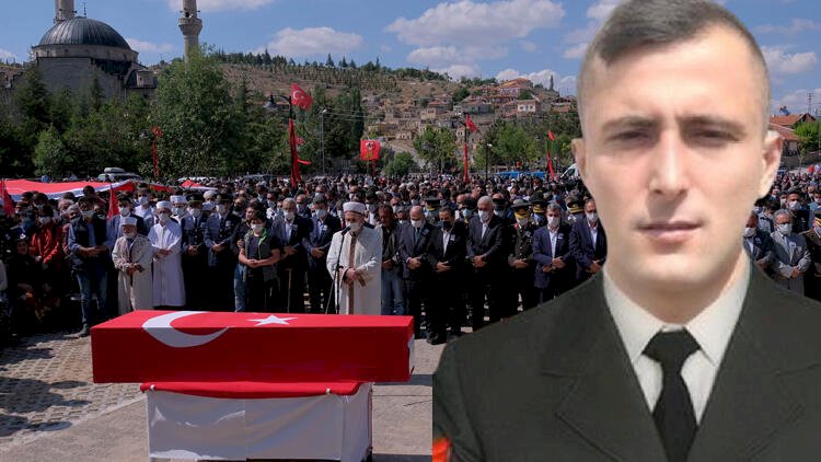 Şehit Uzman Çavuş Şahin Sarılmaz, son yolculuğuna uğurlandı