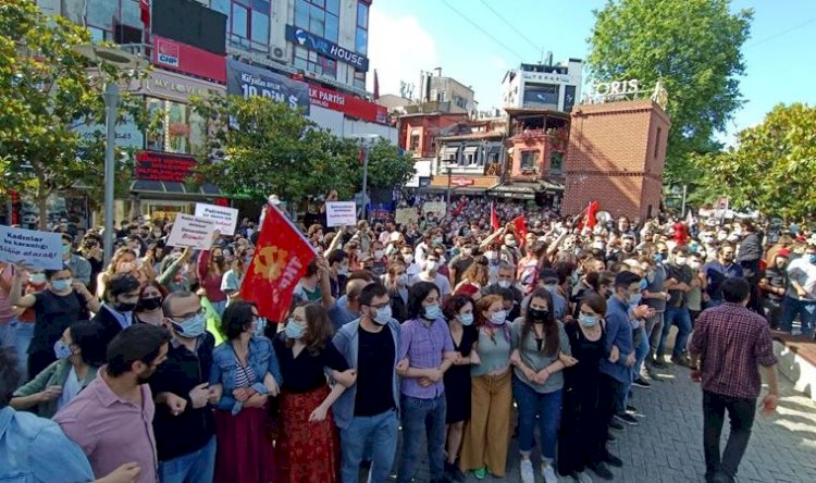 TKP yasağı tanımadı: 'Tarikatsız, mafyasız, patronsuz bir düzen için' bir araya geldi