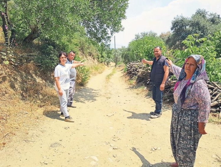 1 kilometrelik yolu şehit annesine çok görmeyin