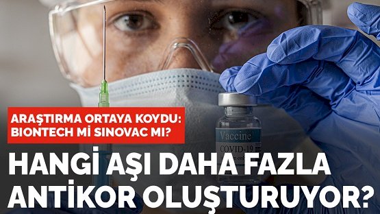 Sinovac mı BioNTech mi diyenler dikkat! Hangi aşı daha fazla antikor oluşturuyor?